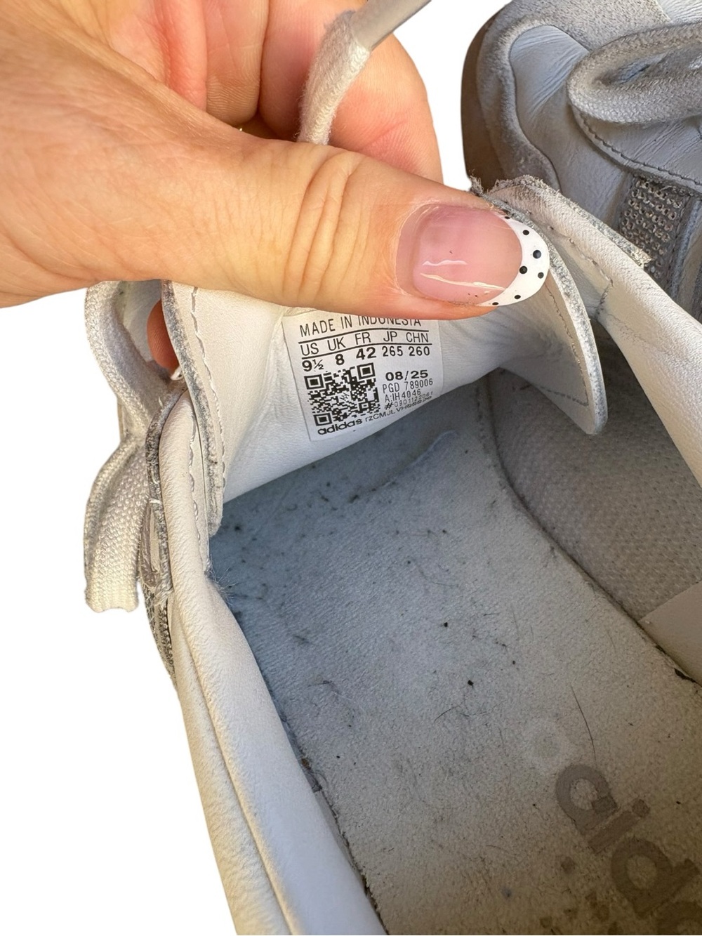 adidas Sambae W 'Crystal White Silver Gum' - Picture 10 of 10